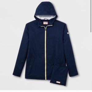 Hunter x Target packable rain jacket